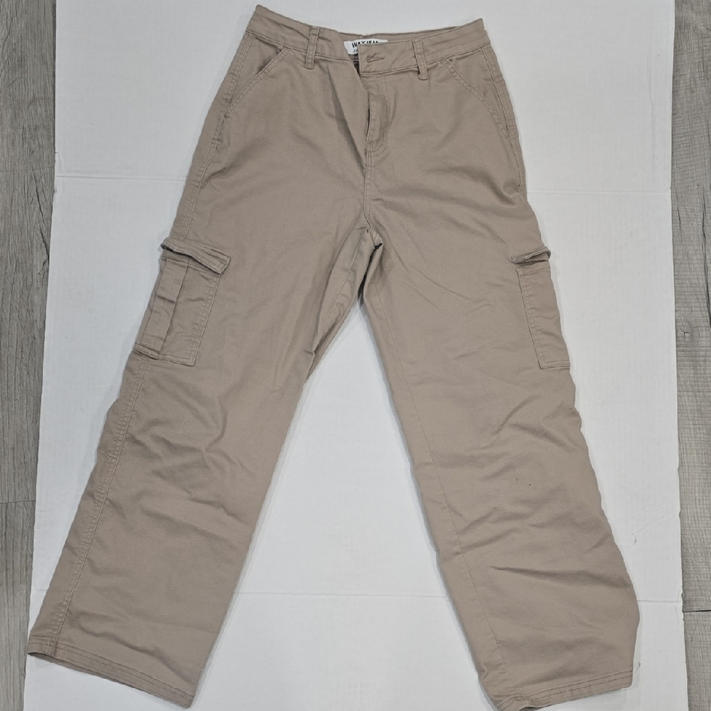 Wax Jean Women's Khaki Cargo Pants